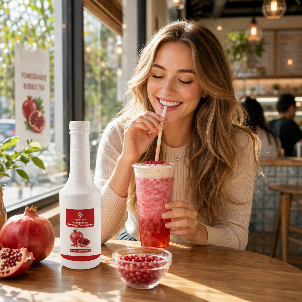 Dayou International Brand Source Factory 1.2 kg Pomegranate Beverage Concentrate Juice For Bubble Tea
