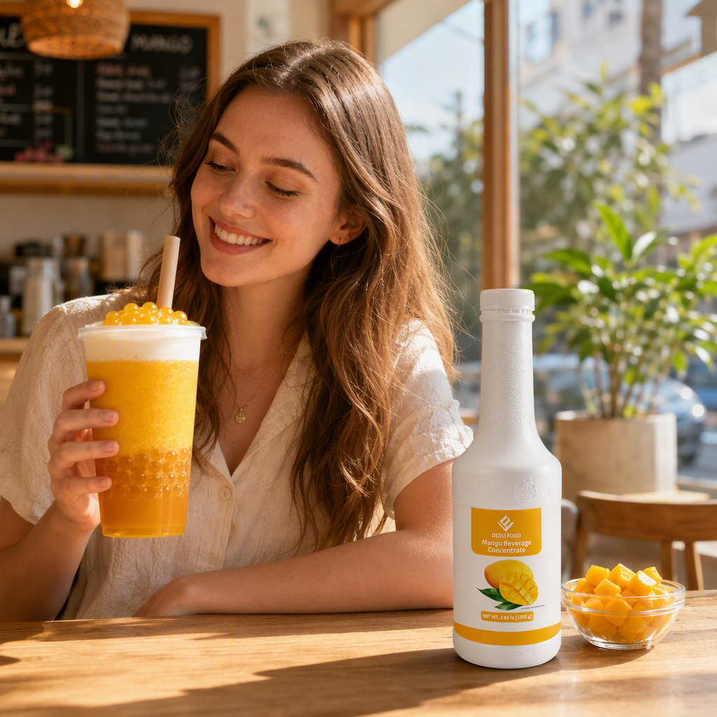 Dayou International Source Factory 1.2 kg Mango Beverage Concentrate Juice For Bubble Tea