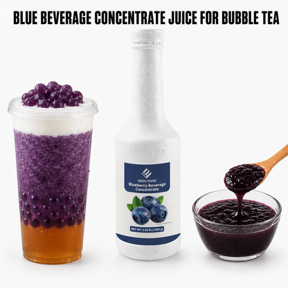 Dayou International Brand Source Factory 1.2 kg Blueberry Beverage Concentrate Juice For Bubble Tea