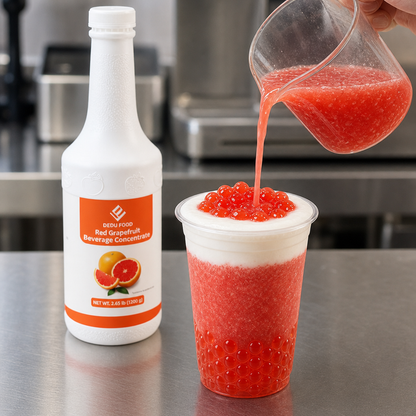 Dayou International Source Factory 1.2 kg Red Grapefruit Beverage Concentrate Juice For Bubble Tea
