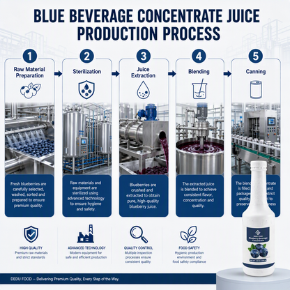 Dayou International Brand Source Factory 1.2 kg Blueberry Beverage Concentrate Juice For Bubble Tea