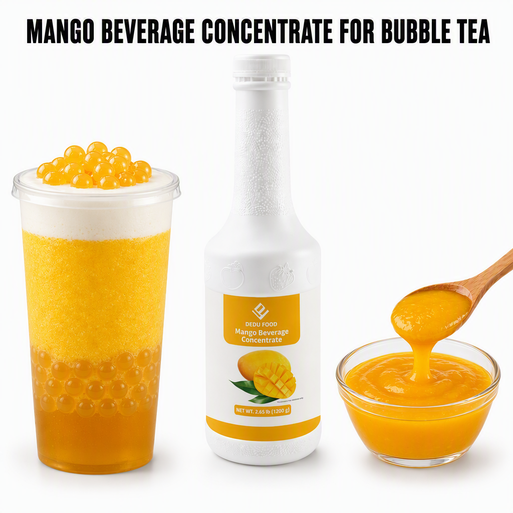 Dayou International Source Factory 1.2 kg Mango Beverage Concentrate Juice For Bubble Tea