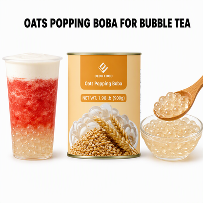 Dayou International Brand Source Factory 900g Oats Popping Boba For Bubble Tea