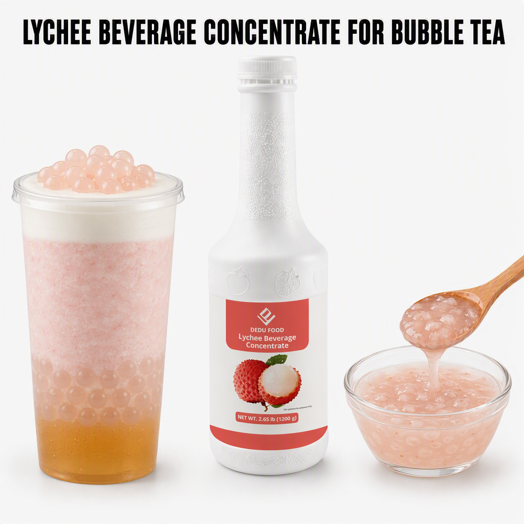 Dayou International Source Factory 1.2 kg Lychee Beverage Concentrate Juice For Bubble Tea