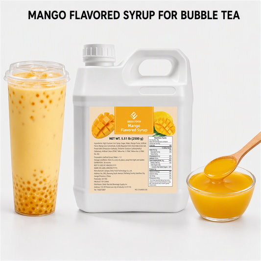 Dayou International Brand Source Factory 2.5 kg Mango Fruit Flavored Syrup For Bubble Tea