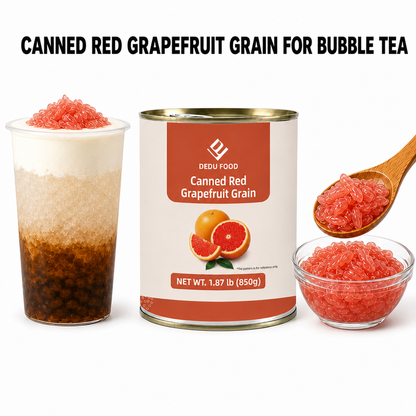 Dayou International Brand Source Factory 850g Canned Red Grapefruit Grain For Bubble Tea