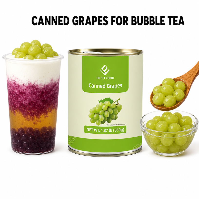 Dayou International Brand Source Factory 850g Canned Grapes For Bubble Tea