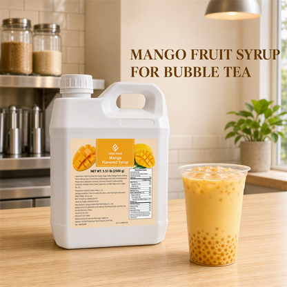 Dayou International Brand Source Factory 2.5 kg Mango Fruit Flavored Syrup For Bubble Tea