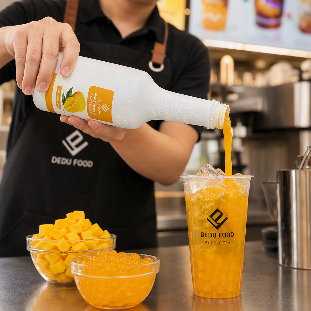 Dayou International Source Factory 1.2 kg Mango Beverage Concentrate Juice For Bubble Tea