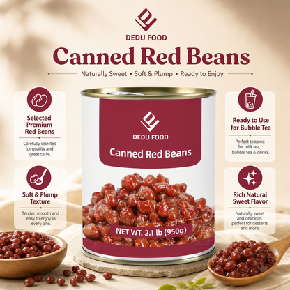 Dayou International Brand Source Factory 950g Canned Red Beans For Bubble Tea