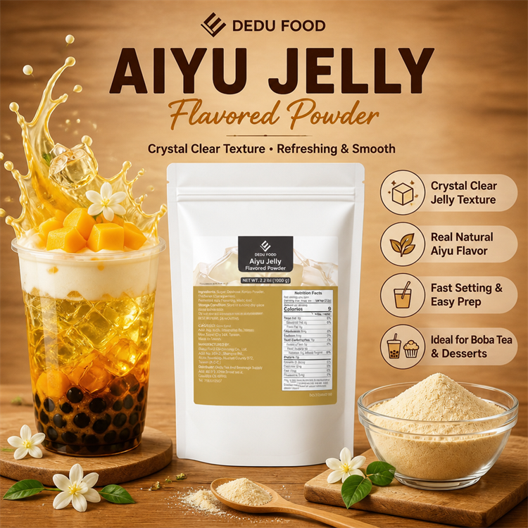 Dayou International Brand Source Factory 1000g Aiyu Jelly Flavored Powder For Bubble Tea