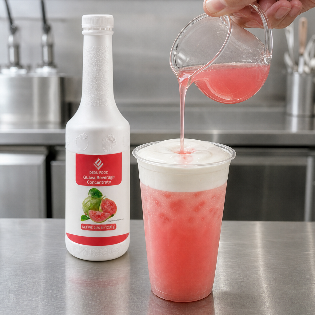 Dayou International Brand Source Factory 1.2 kg Guava Beverage Concentrate For Bubble Tea