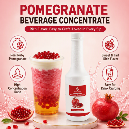 Dayou International Brand Source Factory 1.2 kg Pomegranate Beverage Concentrate Juice For Bubble Tea