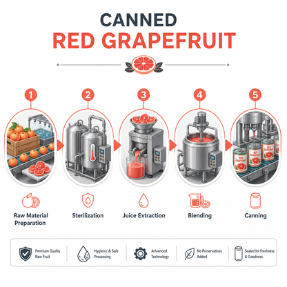 Dayou International Brand Source Factory 850g Canned Red Grapefruit Grain For Bubble Tea