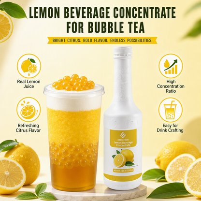 Dayou International Source Factory 1.2 kg Lemon Beverage Concentrate Juice For Bubble Tea