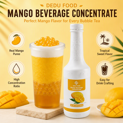 Dayou International Source Factory 1.2 kg Mango Beverage Concentrate Juice For Bubble Tea