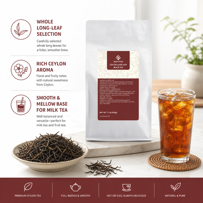 Dayou International Brand Source Factory 500g Ceylon Long Leaf Black Tea