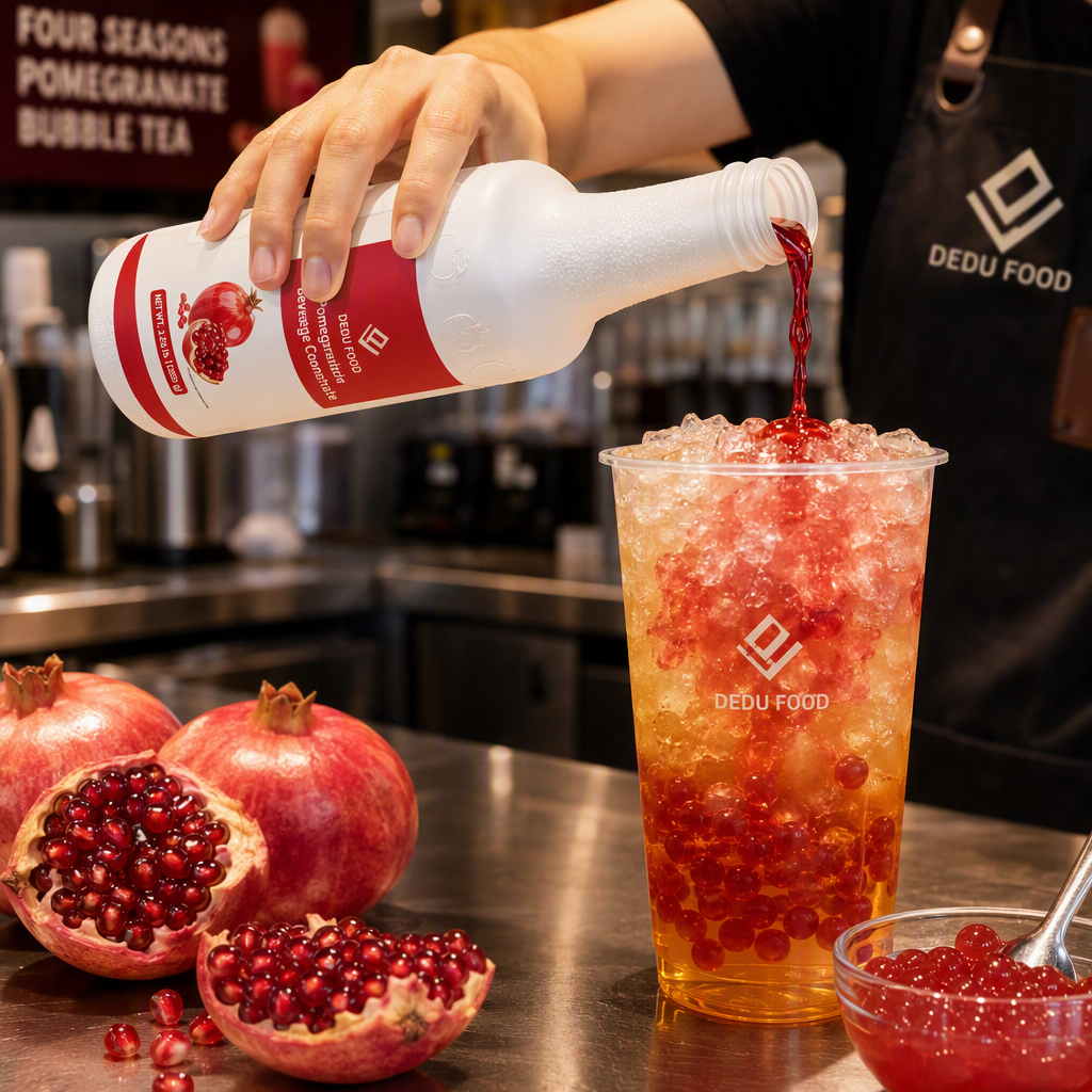 Dayou International Brand Source Factory 1.2 kg Pomegranate Beverage Concentrate Juice For Bubble Tea