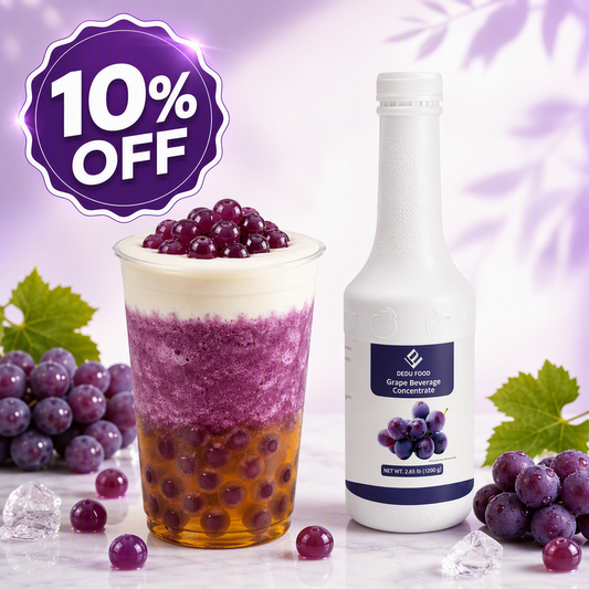 Dayou International Brand Source Factory 1.2 kg Grape Beverage Concentrate Juice For Bubble Tea