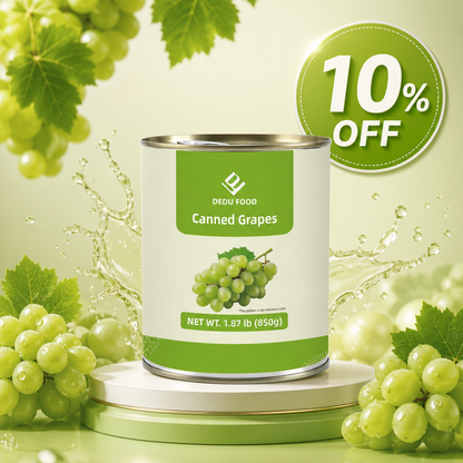 Dayou International Brand Source Factory 850g Canned Grapes For Bubble Tea
