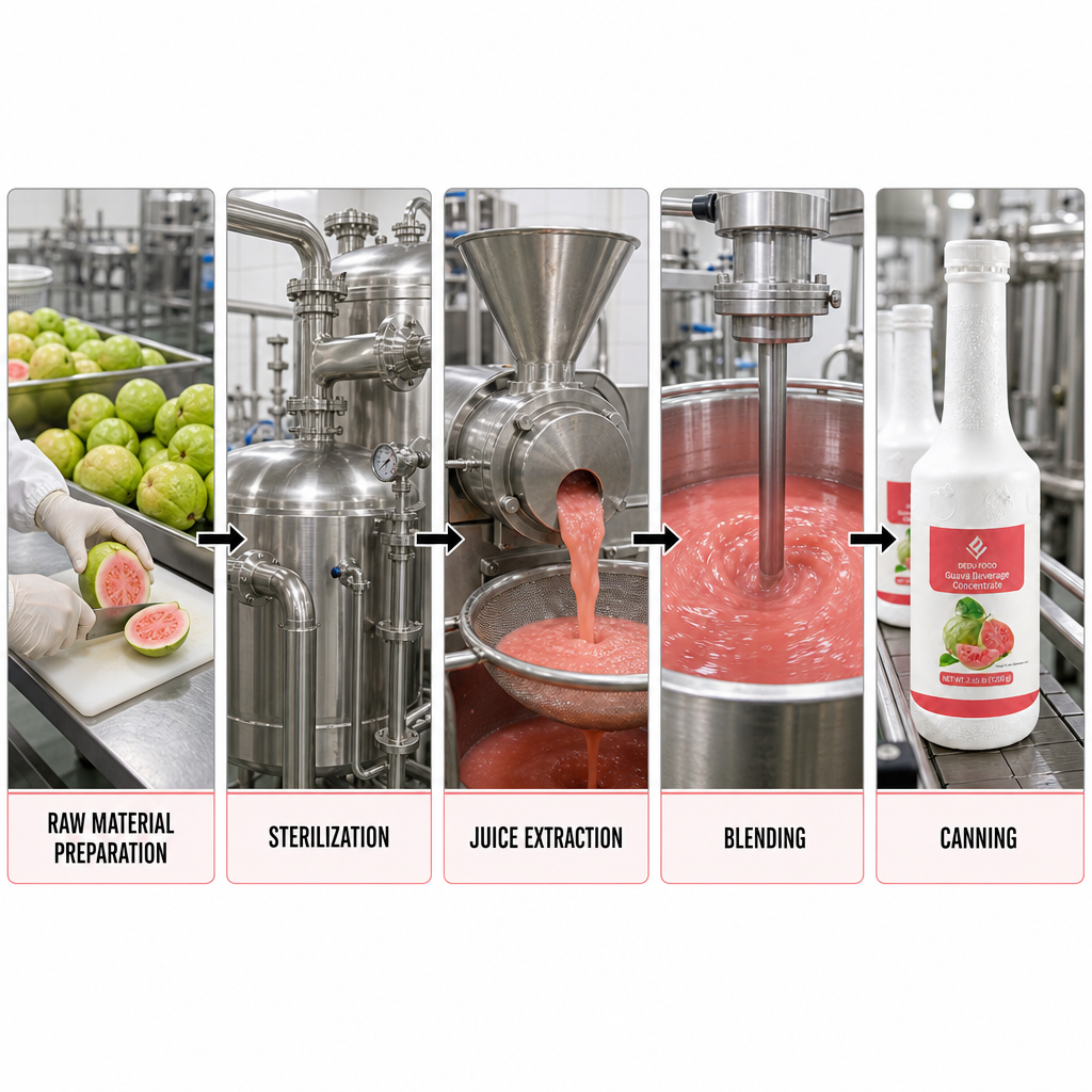 Dayou International Brand Source Factory 1.2 kg Guava Beverage Concentrate For Bubble Tea