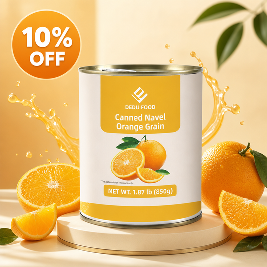 Dayou International Brand Source Factory 850g Canned Navel Orange Grain For Bubble Tea