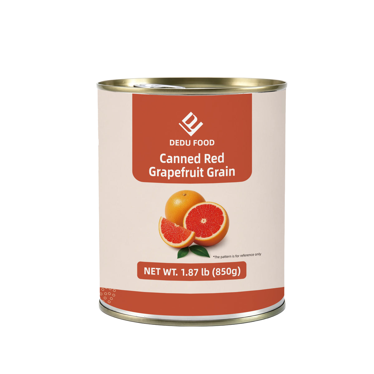 Dayou International Brand Source Factory 850g Canned Red Grapefruit Grain For Bubble Tea
