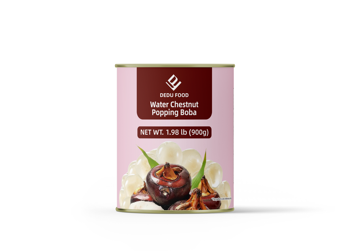 Dayou International Brand Source Factory 900g Water Chestnut Popping Boba For Bubble Tea