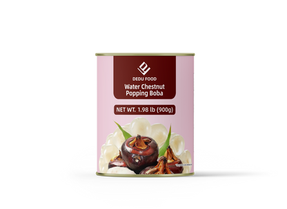Dayou International Brand Source Factory 900g Water Chestnut Popping Boba For Bubble Tea