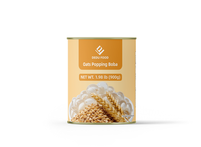 Dayou International Brand Source Factory 900g Oats Popping Boba For Bubble Tea