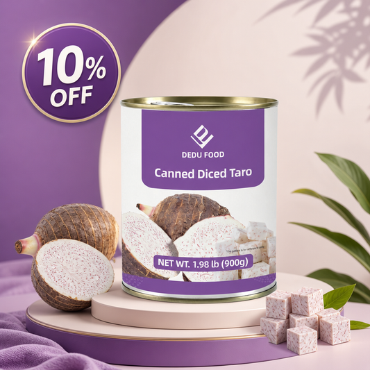 Dayou International Brand Source Factory 900g Canned Diced Taro For Bubble Tea