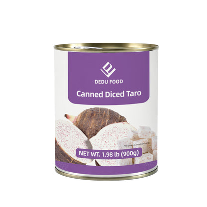 Dayou International Brand Source Factory 900g Canned Diced Taro For Bubble Tea